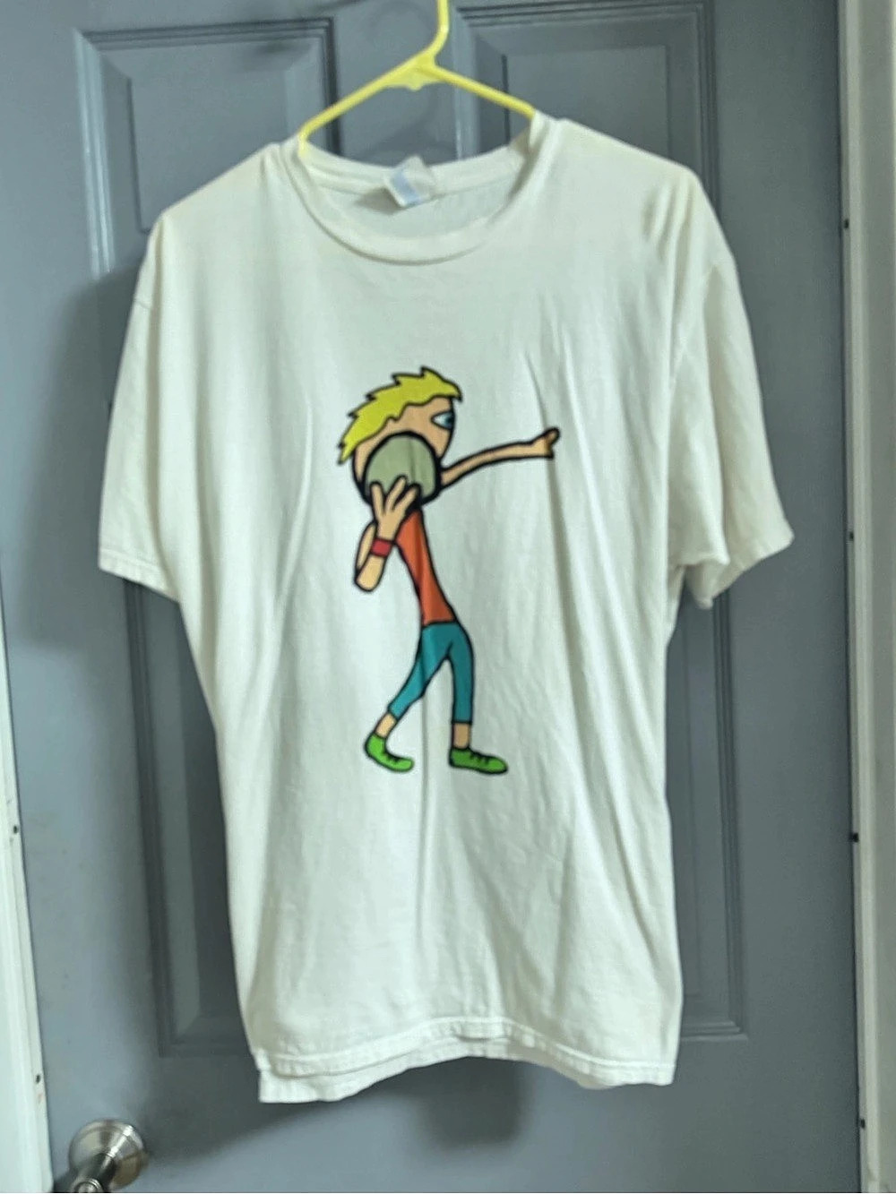 Port & Company shotput, dude Ring Spun Tee Graphic XL White